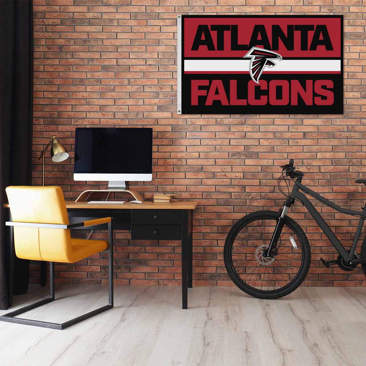 Rico Industries NFL Atlanta Falcons Bold 3' x 5' Banner Flag-1
