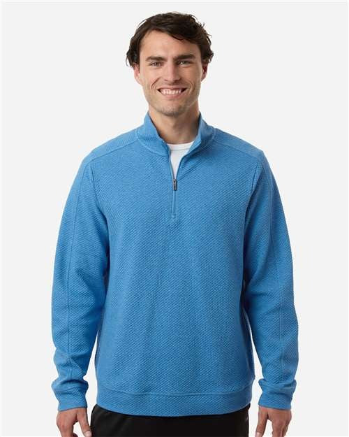 North End Men's Spirit Textured Quarter-Zip Pullover-3