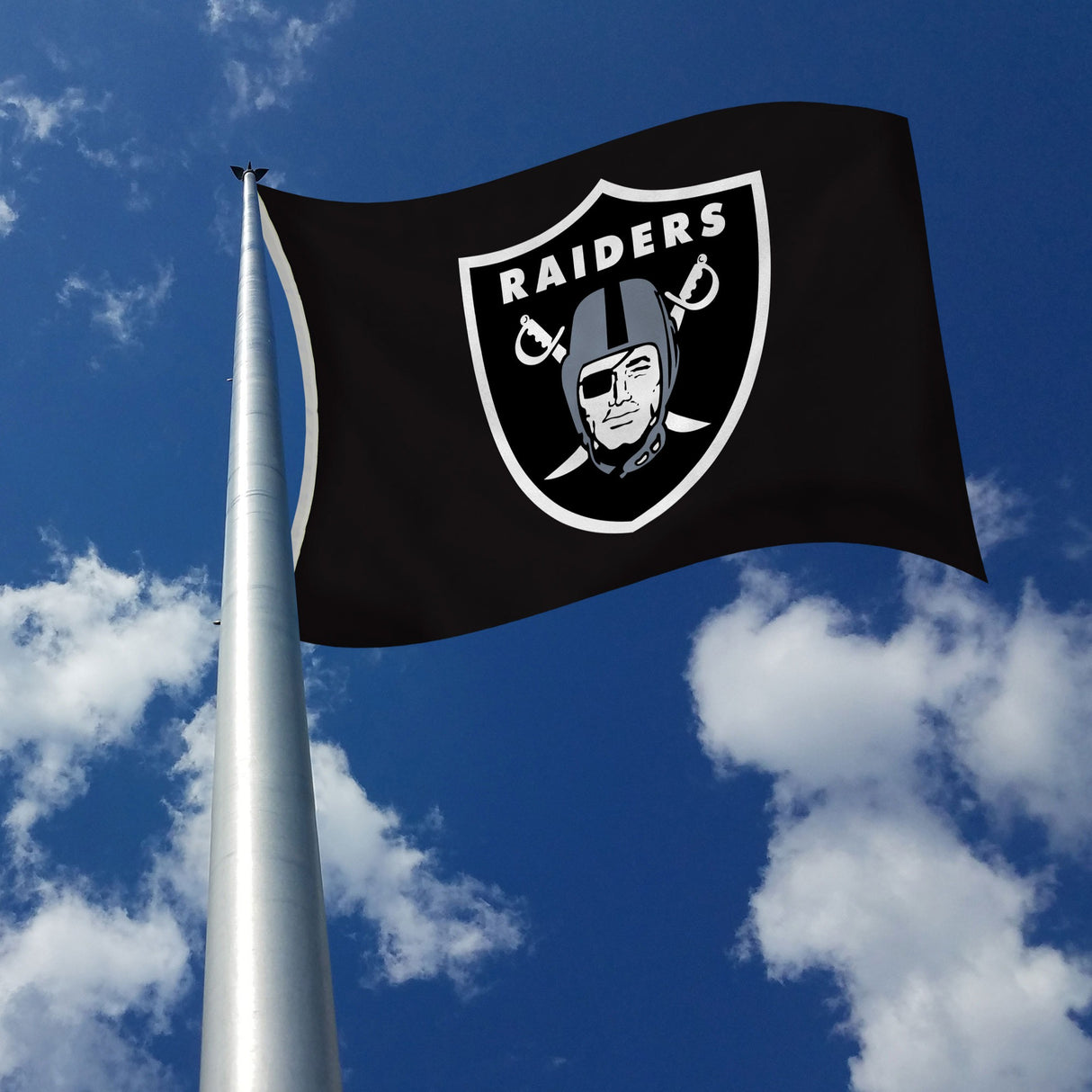 Rico Industries NFL Las Vegas Raiders Standard 3' x 5' Banner Flag-2