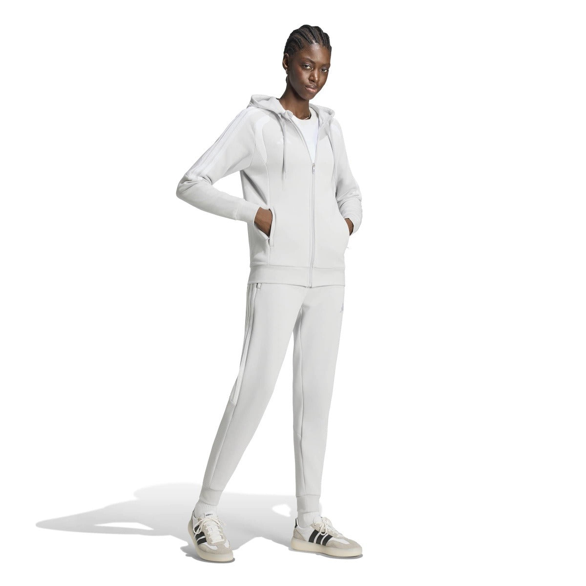 adidas Women's Tiro26 League Sweat Full Zip Hoodie-3