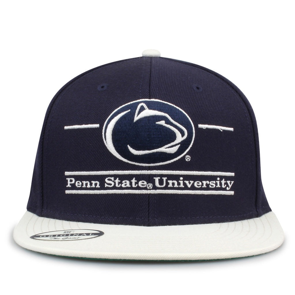 The Game Headwear Penn State Contrast Brim Snapback Collection Hat