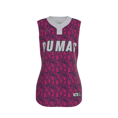 Mizuno 2 Button Sleeveless Jersey Team Softball Jerseys