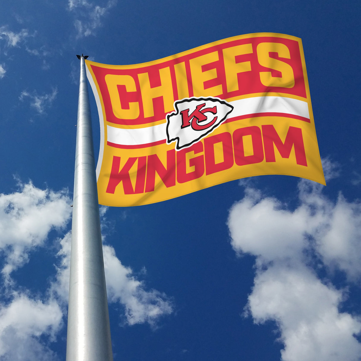 Rico Industries NFL Kansas City Chiefs Bold 3' x 5' Banner Flag-2