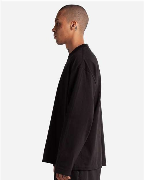 Shaka Wear Men's Max Heavyweight Oversized Long Sleeve T-Shirt-2