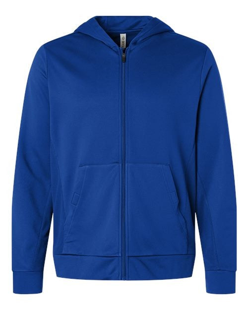 Team 365 Men's Squad Tech Fleece Hooded Full-Zip-1
