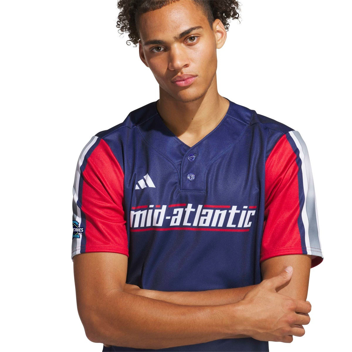 adidas Men's Mid Atlantic Little League World Series Replica Jersey-6