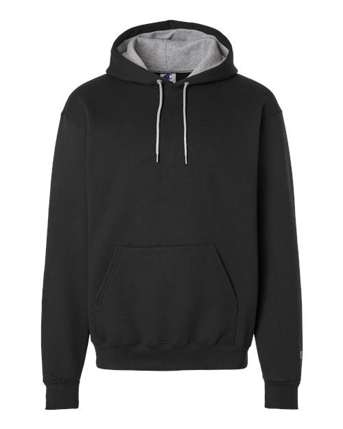 Champion Men's Powerblend Contrast Color Hooded Sweatshirt-1