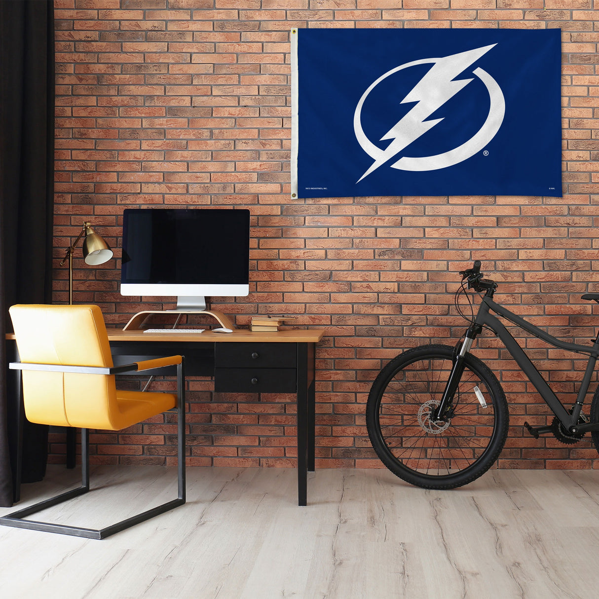 Rico Industries NHL Tampa Bay Lightning Standard 3' x 5' Banner Flag-1