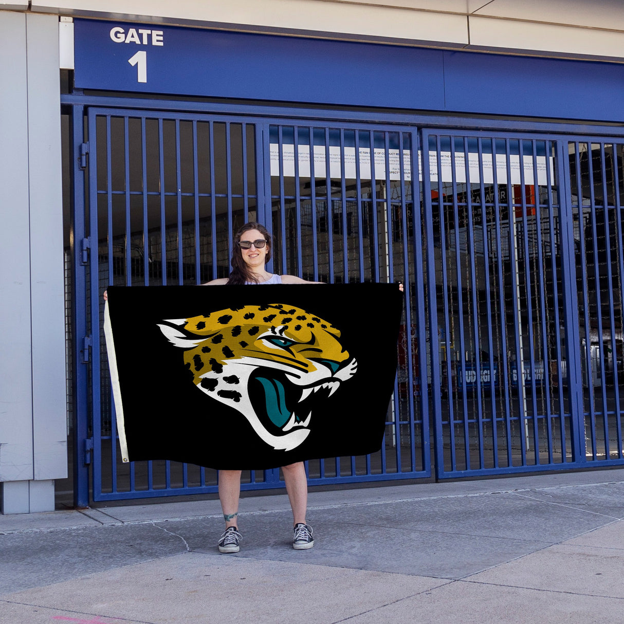 Rico Industries NFL Jacksonville Jaguars Standard 3' x 5' Banner Flag-4