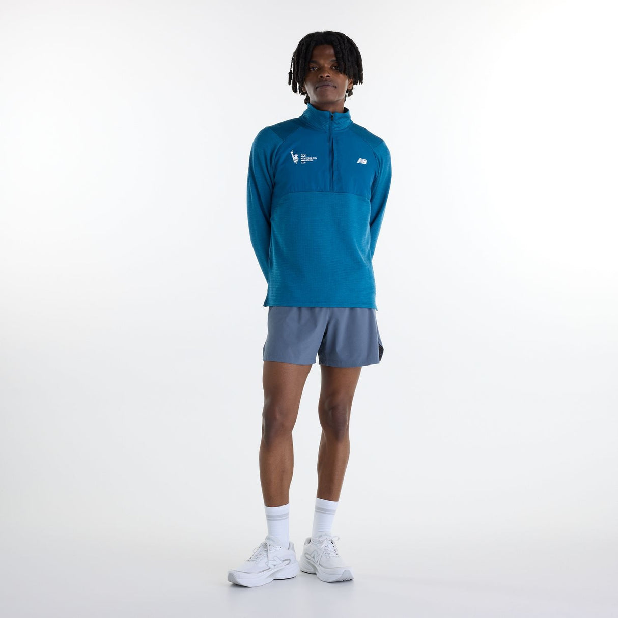 New Balance Men's NYC Marathon Athletics Heat Grid 1/2 Zip-5