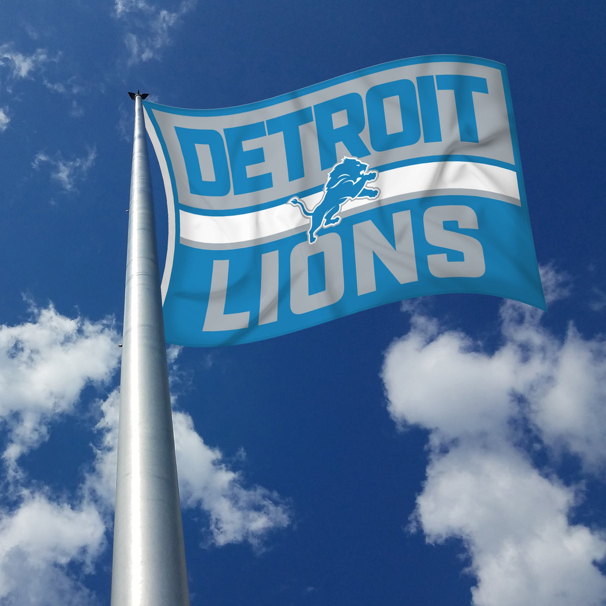 Rico Industries NFL Detroit Lions Bold 3' x 5' Banner Flag-2