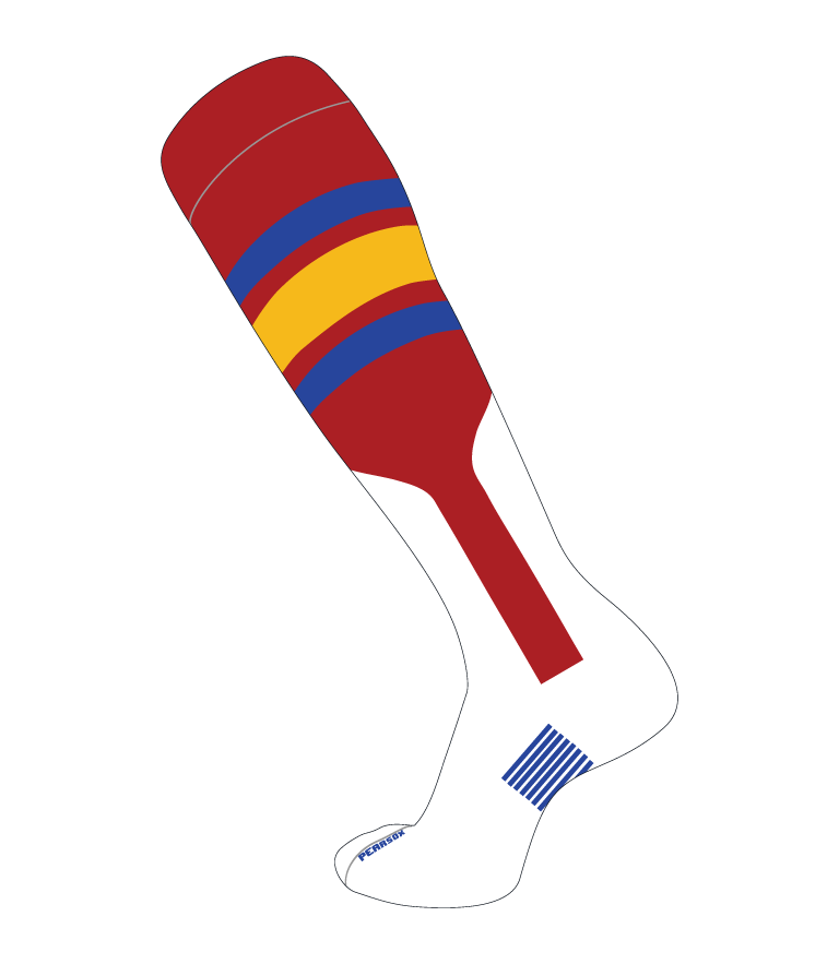 Doubleplay Socks Pattern B - Custom Baseball Knit Socks