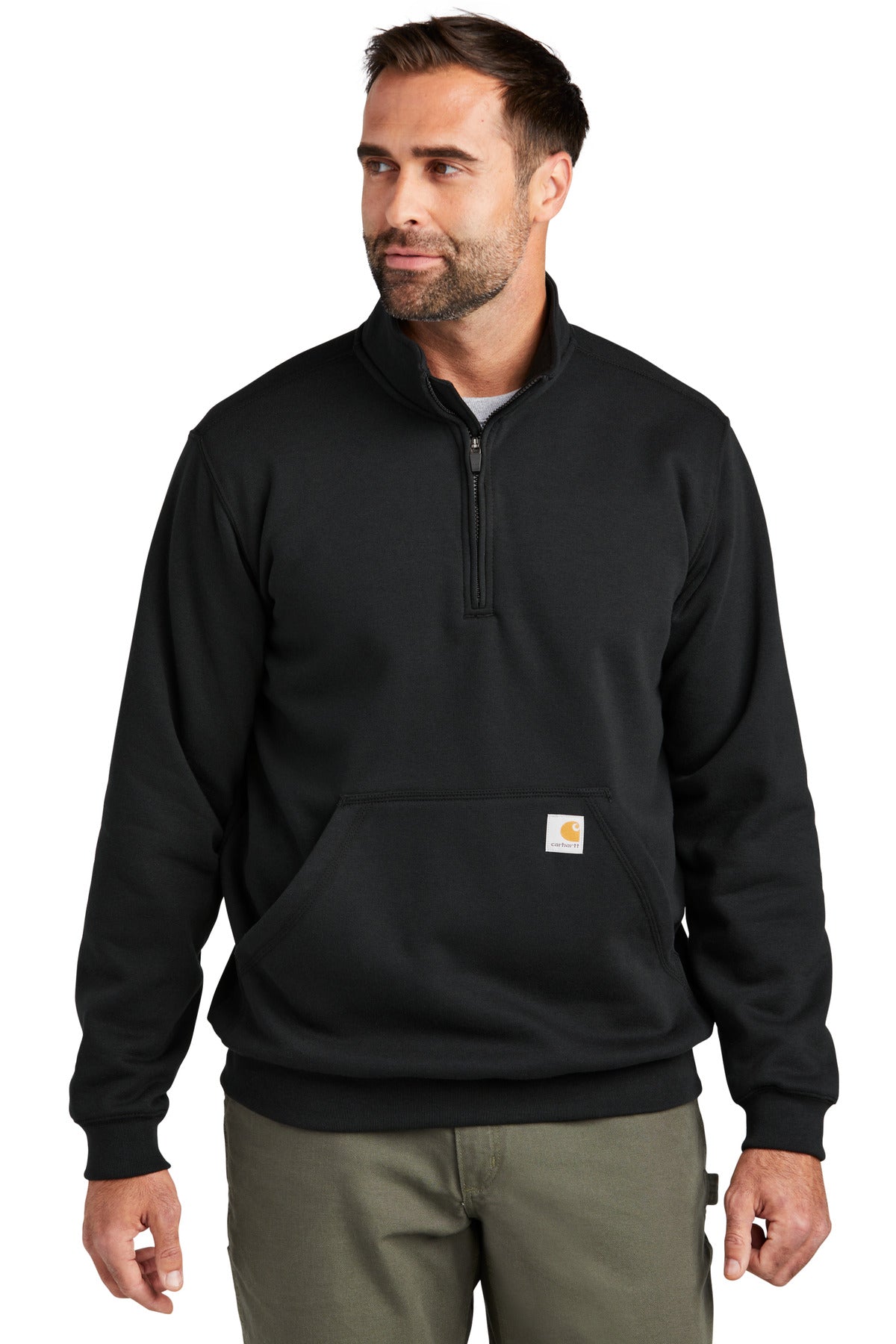 Carhartt Men's Midweight 1/4-Zip Mock Neck Sweatshirt CT105294 Corporate Apparel Sweatshirts & Fleece