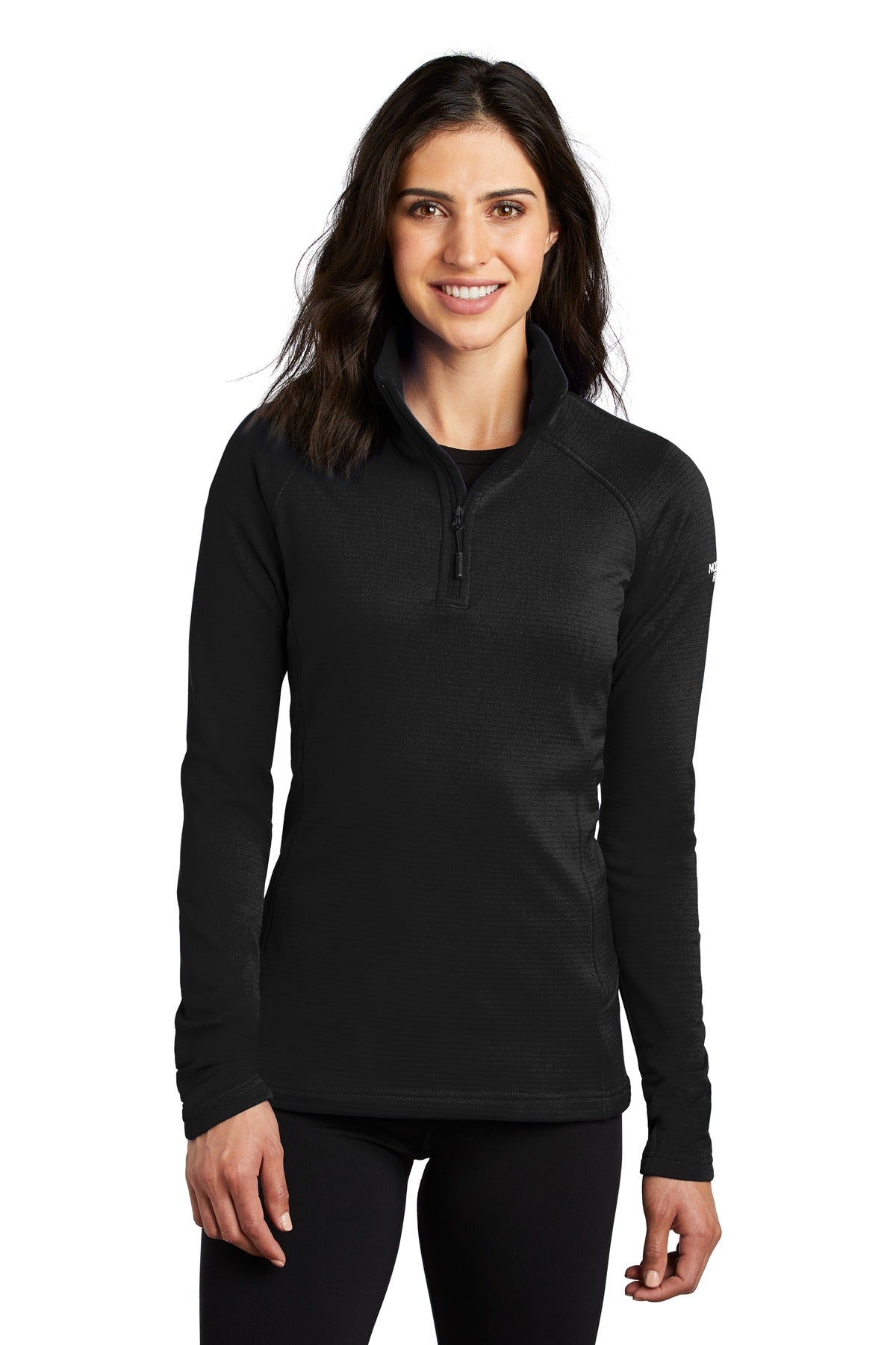 The North Face Ladies Mountain Peaks 1/4-Zip Fleece Pullover. NF0A47FC Corporate Apparel Sweatshirts & Fleece