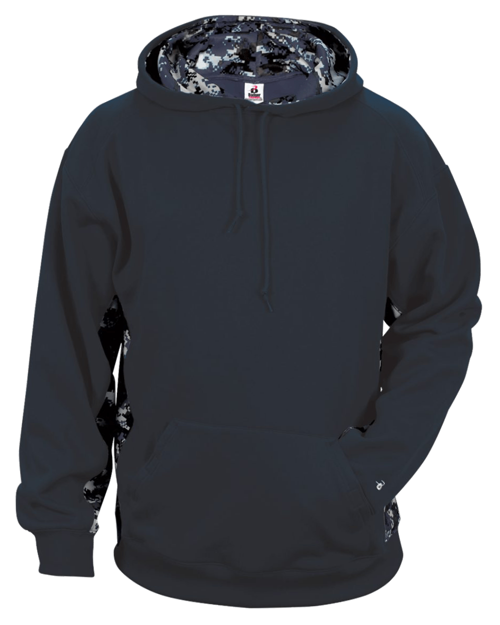 Badger Men's Digital Colorblock Hoodie Mens Apparel Sweatshirts & Fleece