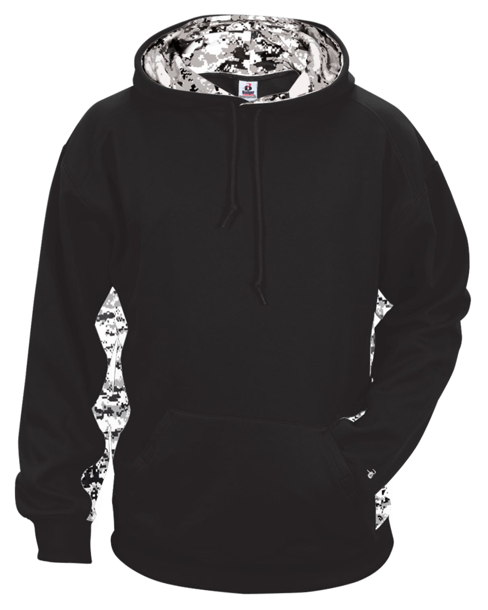 Badger Men's Digital Colorblock Hoodie Mens Apparel Sweatshirts & Fleece