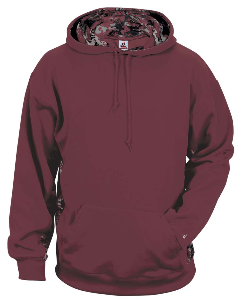 Badger Men's Digital Colorblock Hoodie Mens Apparel Sweatshirts & Fleece