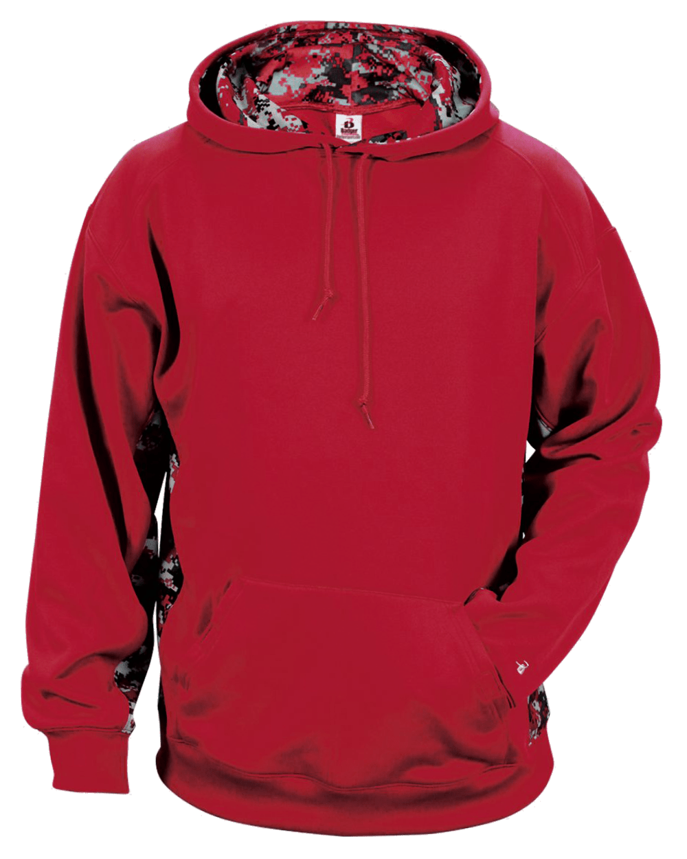 Badger Men's Digital Colorblock Hoodie Mens Apparel Sweatshirts & Fleece