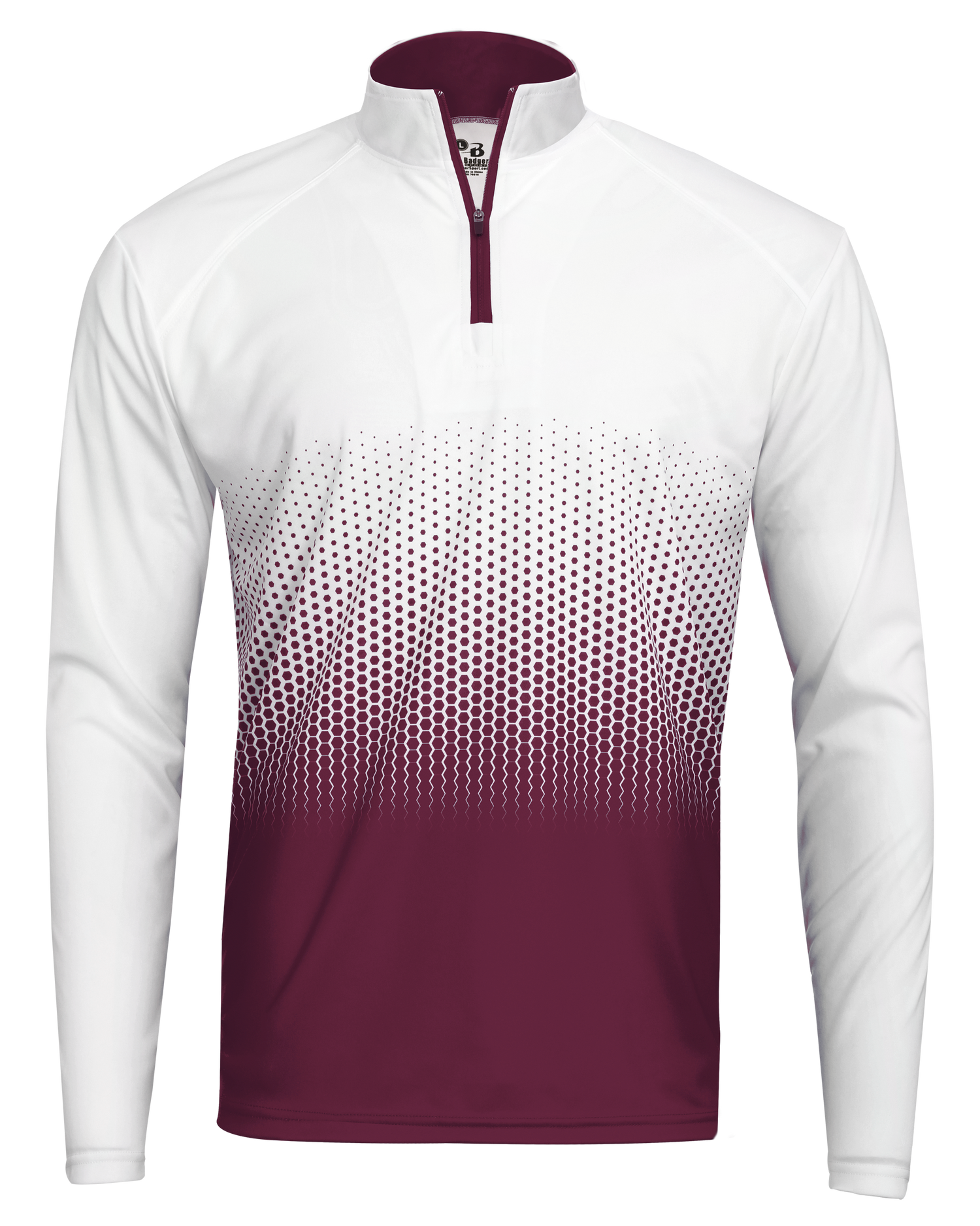 Badger Men's Hex 2.0 Quarter Zip Pullover Mens Apparel Sweatshirts & Fleece