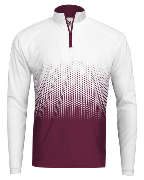Badger Men's Hex 2.0 Quarter Zip Pullover Mens Apparel Sweatshirts & Fleece