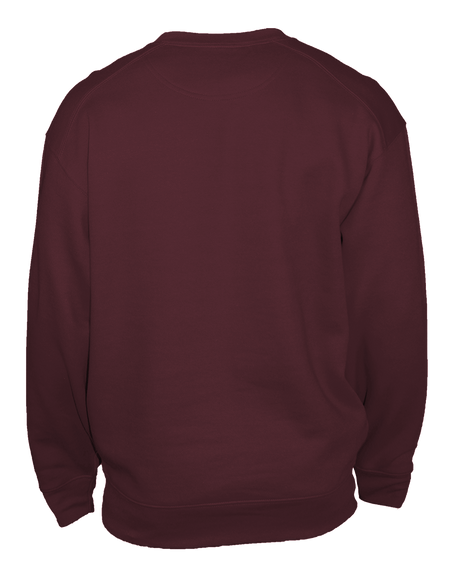 Badger Men's Pocket Crew Sweatshirt with Pouch Pocket Mens Apparel Sweatshirts & Fleece