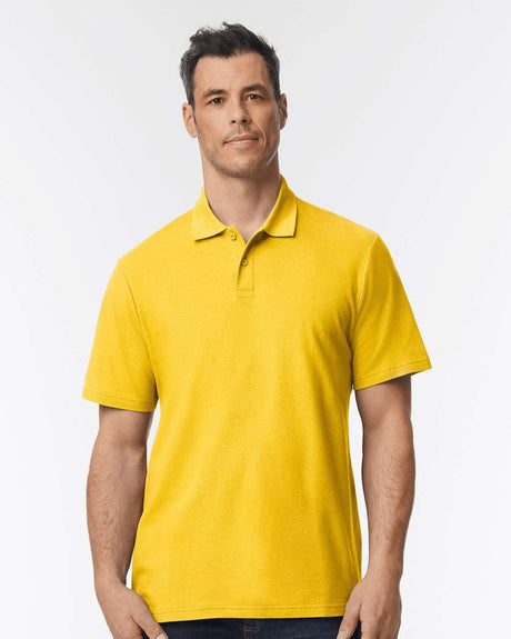 Gildan Men's Softstyle Pique Polo 64800 Mens Apparel Shirts & Tops