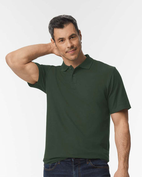 Gildan Men's Softstyle Pique Polo 64800 Mens Apparel Shirts & Tops
