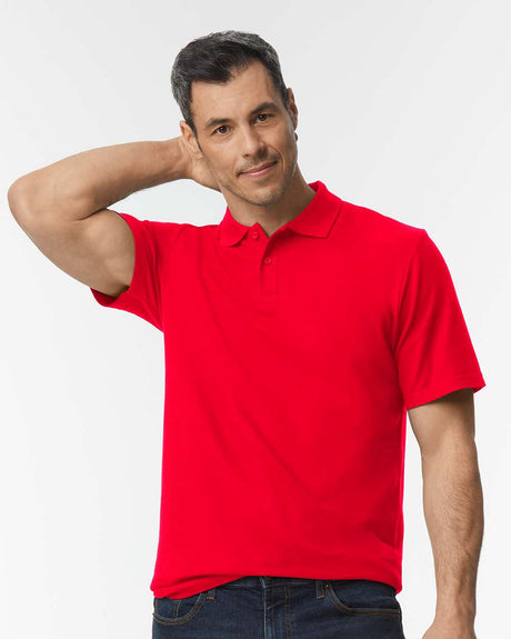 Gildan Men's Softstyle Pique Polo 64800 Mens Apparel Shirts & Tops