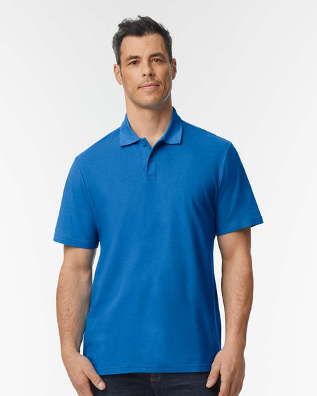 Gildan Men's Softstyle Pique Polo 64800 Mens Apparel Shirts & Tops