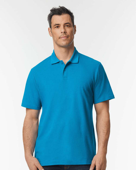 Gildan Men's Softstyle Pique Polo 64800 Mens Apparel Shirts & Tops