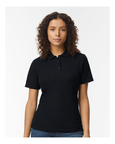 Gildan Women's Softstyle Pique Polo 64800L Womens Apparel Shirts & Tops