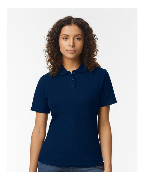 Gildan Women's Softstyle Pique Polo 64800L Womens Apparel Shirts & Tops