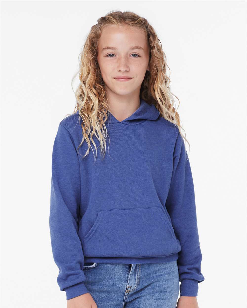 BELLA + CANVAS Youth Sponge Fleece Hoodie Youth Apparel Hoodies & Sweatshirts