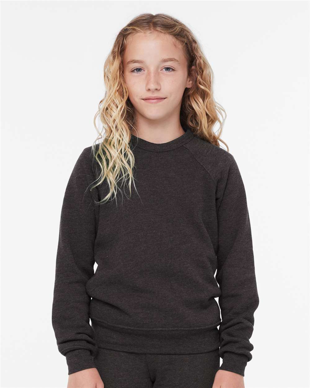 BELLA + CANVAS Youth Sponge Fleece Crewneck Sweatshirt