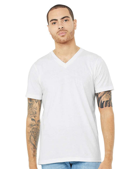 BELLA + CANVAS Unisex Heather CVC V-Neck Tee BC3005CVC Mens Apparel Shirts & Tops