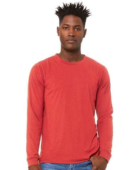 BELLA + CANVAS Men's Jersey Long Sleeve Tee - Plus Mens Apparel Shirts & Tops