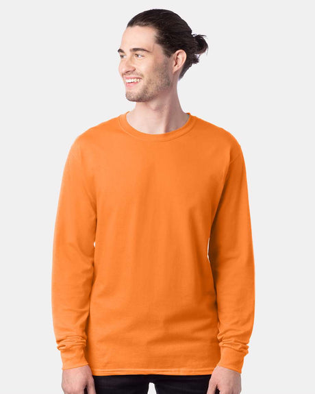Hanes Men's Essential Long Sleeve T-Shirt Mens Apparel Shirts & Tops