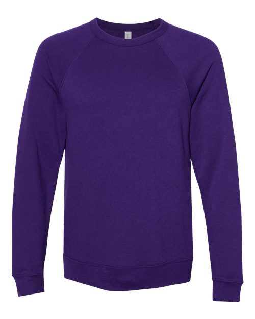 Bella + Canvas Men's Sponge Fleece Raglan Sweatshirt Mens Apparel Sweatshirts & Fleece