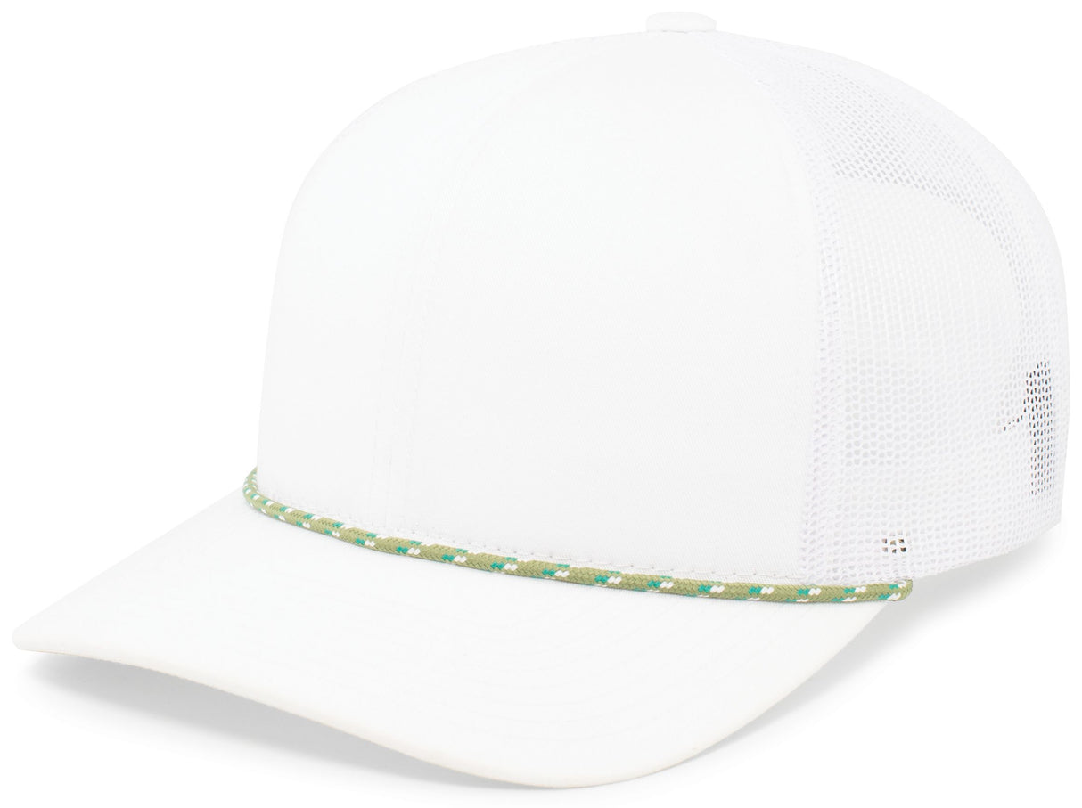 Pacific Headwear Trucker Snapback Braid Cap Unisex Accessories Hats & Caps