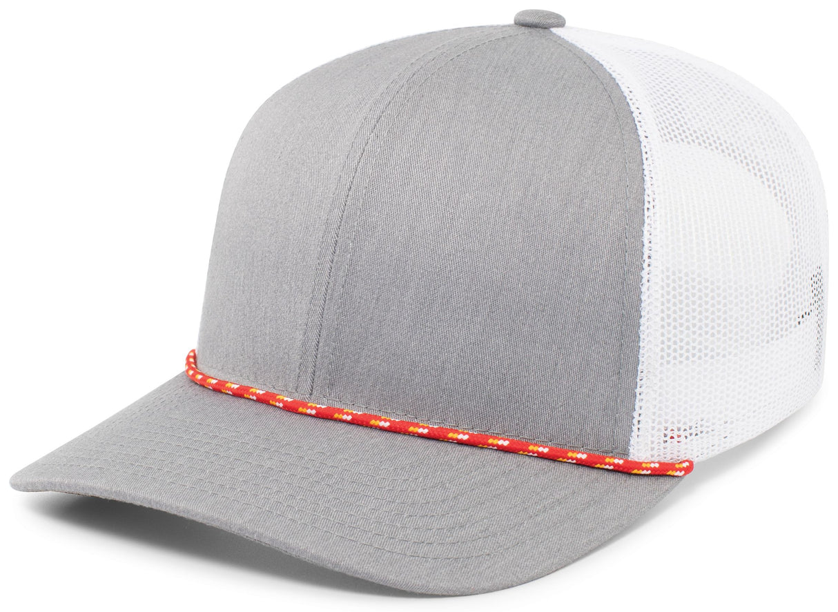 Pacific Headwear Trucker Snapback Braid Cap Unisex Accessories Hats & Caps