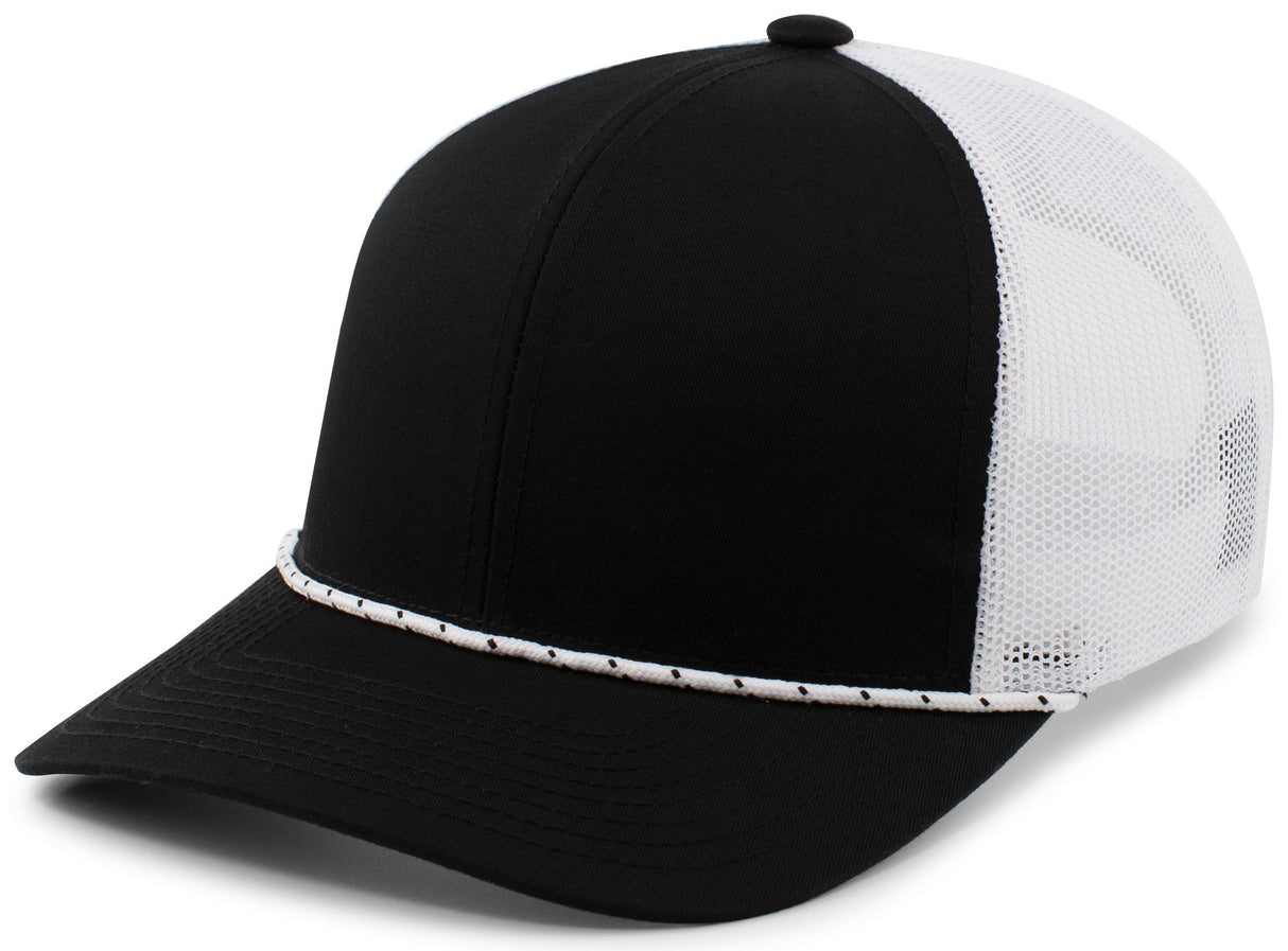 Pacific Headwear Trucker Snapback Braid Cap Unisex Accessories Hats & Caps