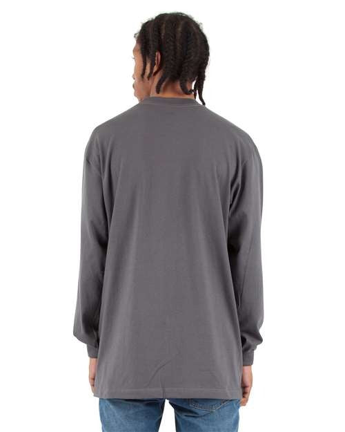 Shaka Wear Men's Max Heavyweight Long Sleeve T-Shirt-3