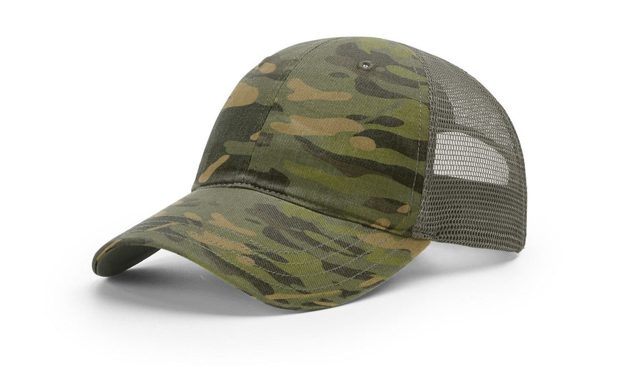 Richardson 111PT Relaxed Tactical Multicam Snapback Hat Unisex Accessories Hats & Caps
