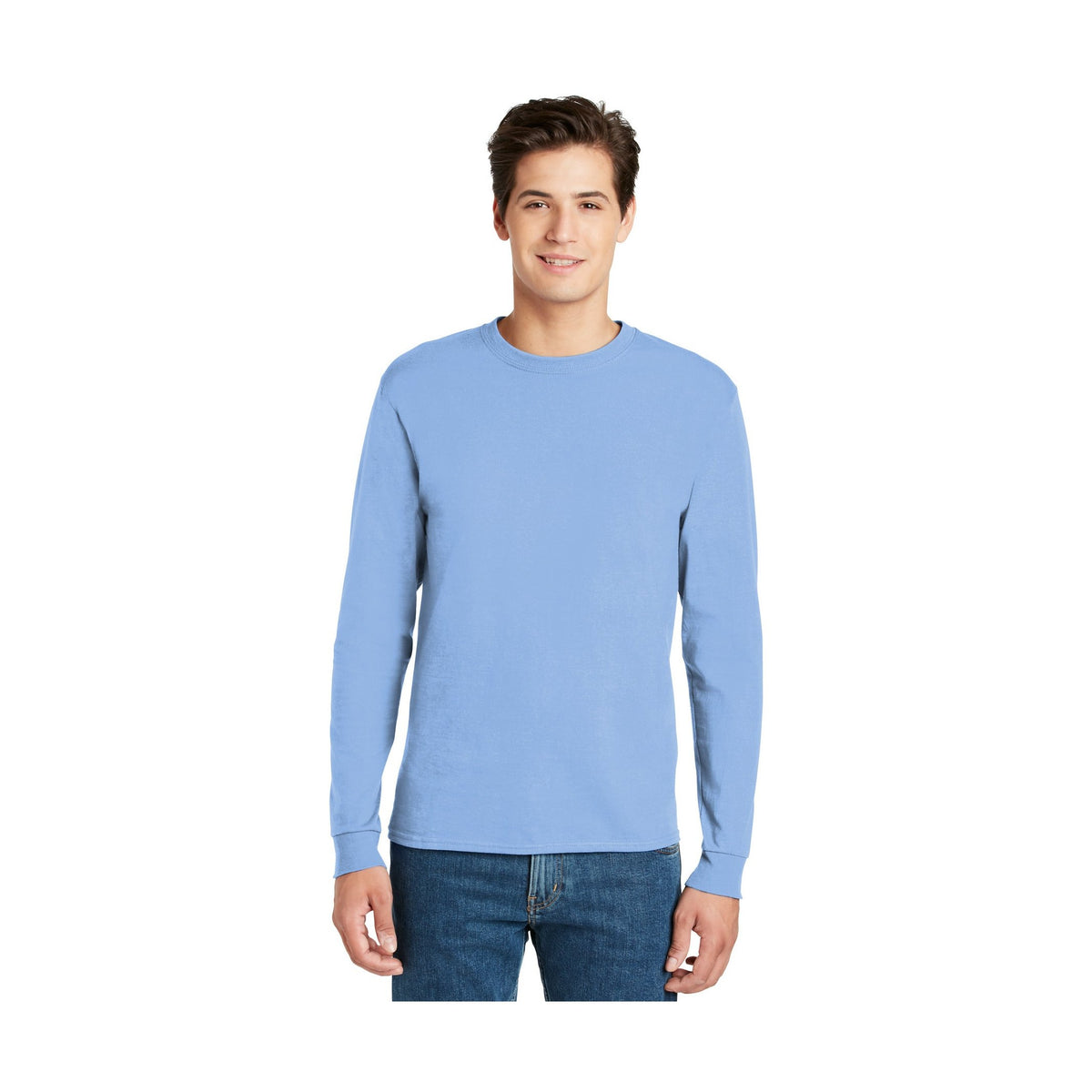 Hanes Men's Authentic 100% Cotton Long Sleeve T-Shirt 5586