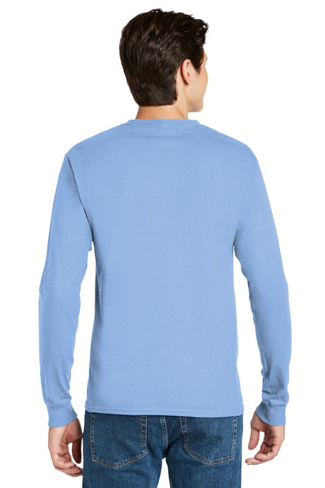 Hanes Men's Authentic 100% Cotton Long Sleeve T-Shirt 5586 Mens Apparel Shirts & Tops
