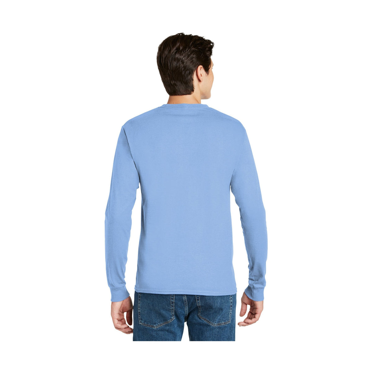 Hanes Men's Authentic 100% Cotton Long Sleeve T-Shirt 5586-2