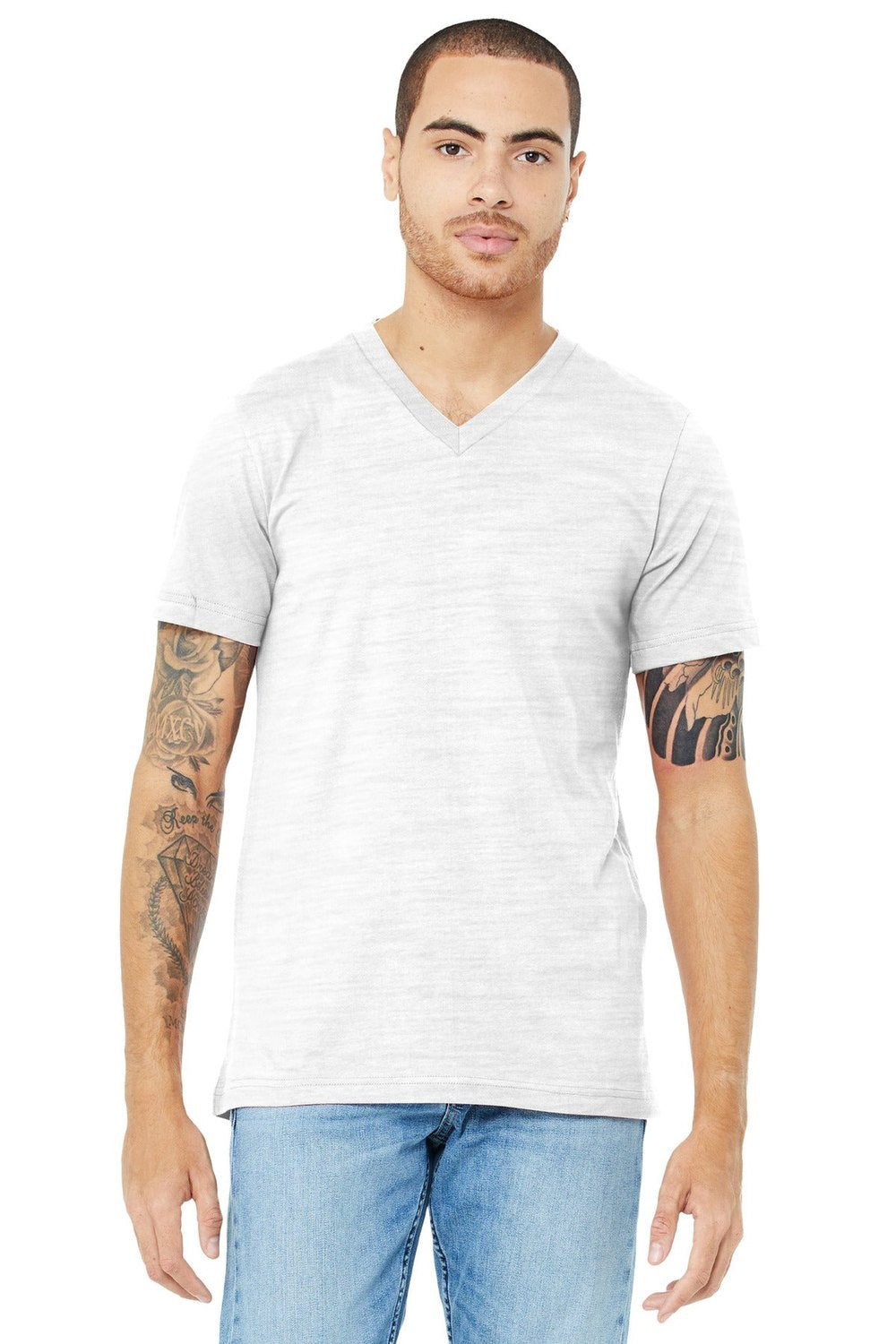 BELLA + CANVAS Men's Jersey Short Sleeve V-Neck Tee BC3005 1/2 Mens Apparel Shirts & Tops