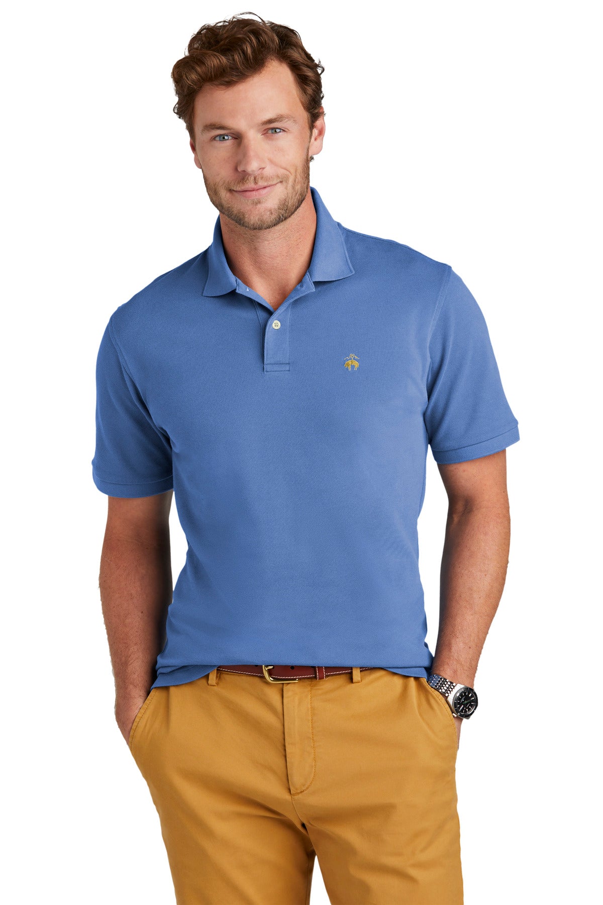 Brooks Brothers Pima Cotton Pique Polo. BB18200 Corporate Apparel Shirts & Tops