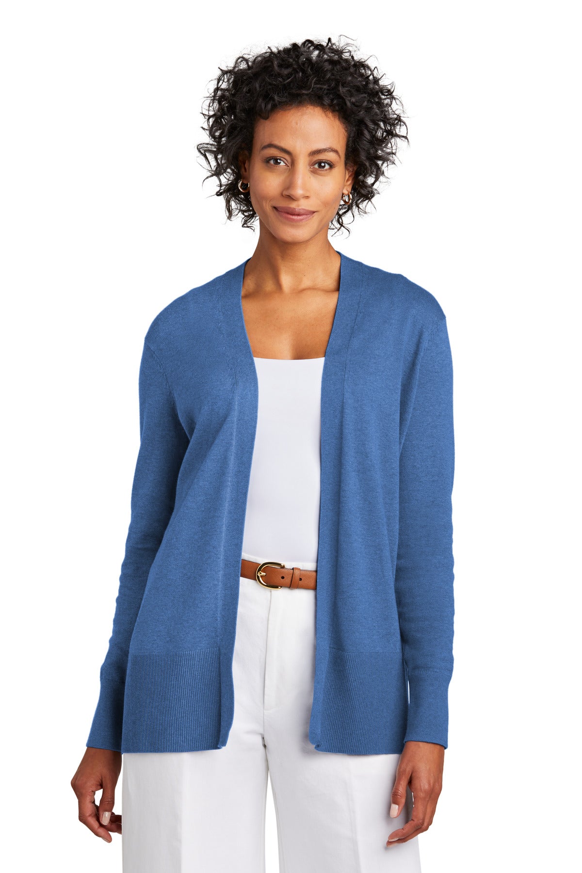 Brooks Brothers Women's Cotton Stretch Long Cardigan Sweater. BB18403 Corporate Apparel Sweatshirts & Fleece