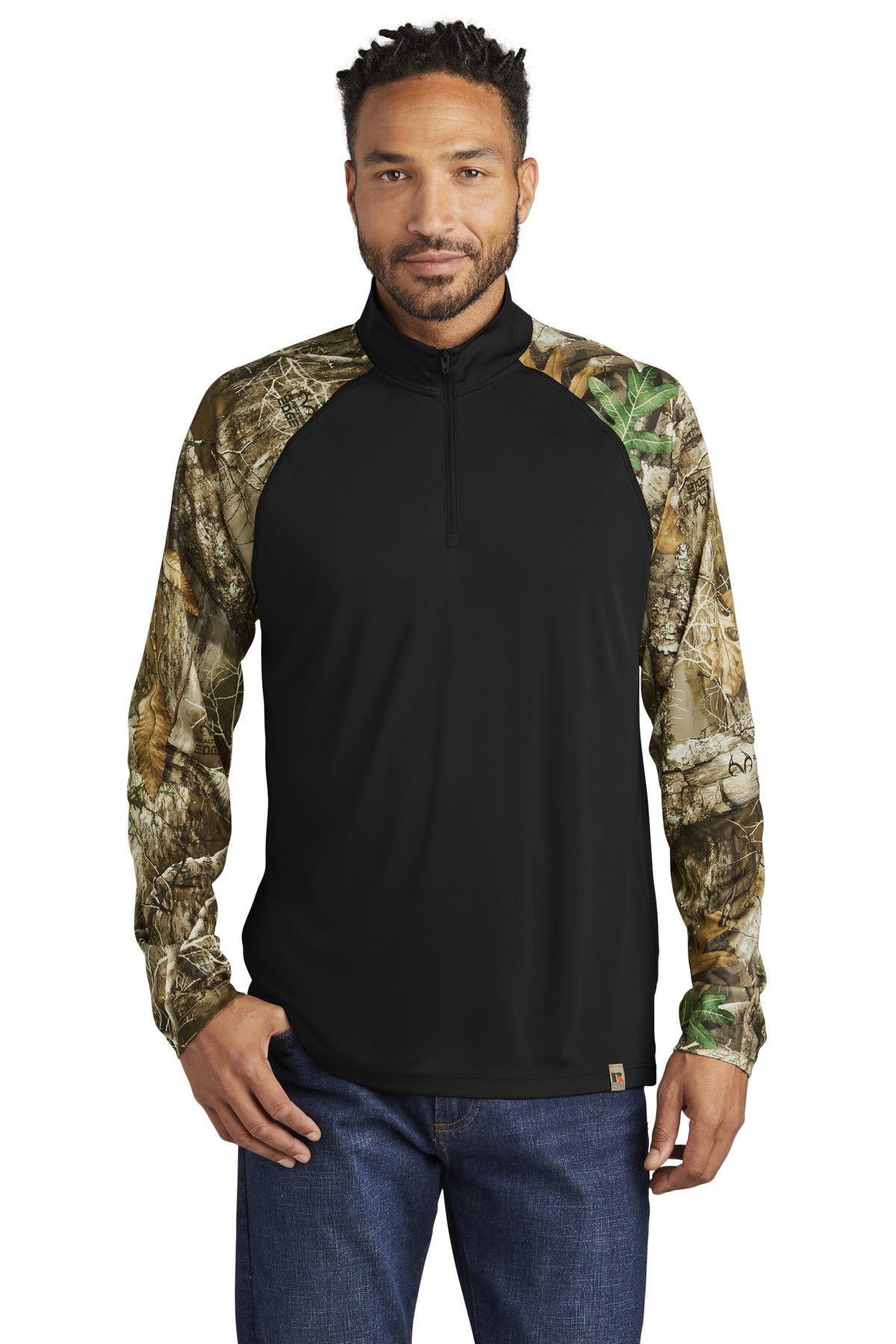 Russell Outdoors Men's Realtree Colorblock Performance 1/4-Zip RU152
